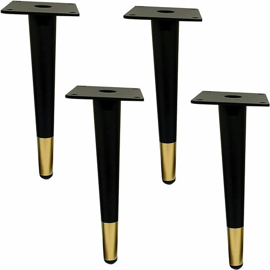 4X METAL REPLACEMENT FURNITURE LEGS FOR SOFA, CHAIRS 7.8 Inch